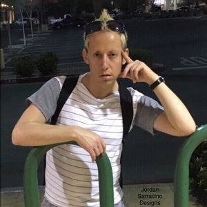 Jordan Sarracino Designs Striped Houndstooth Shirt